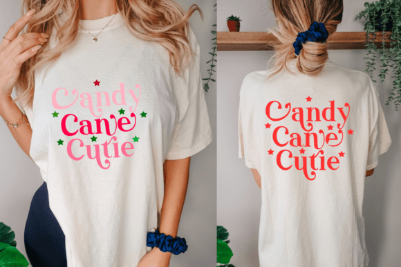 Candy Cane Cutie SVG, Boho Christmas SVG