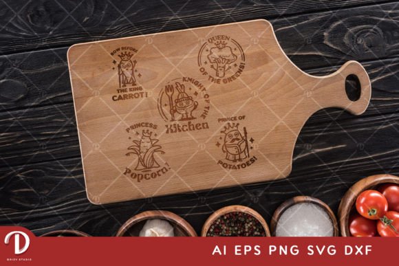 Veggie Kingdom – Laser Paper Cut SVG Set